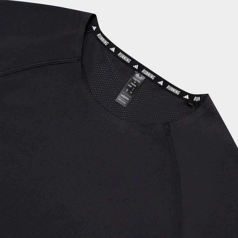 adidas Футболка Essentials с круглым вырезом и длинным рукавом, мужские топы, черный, темно-серебристо-серый JV6921