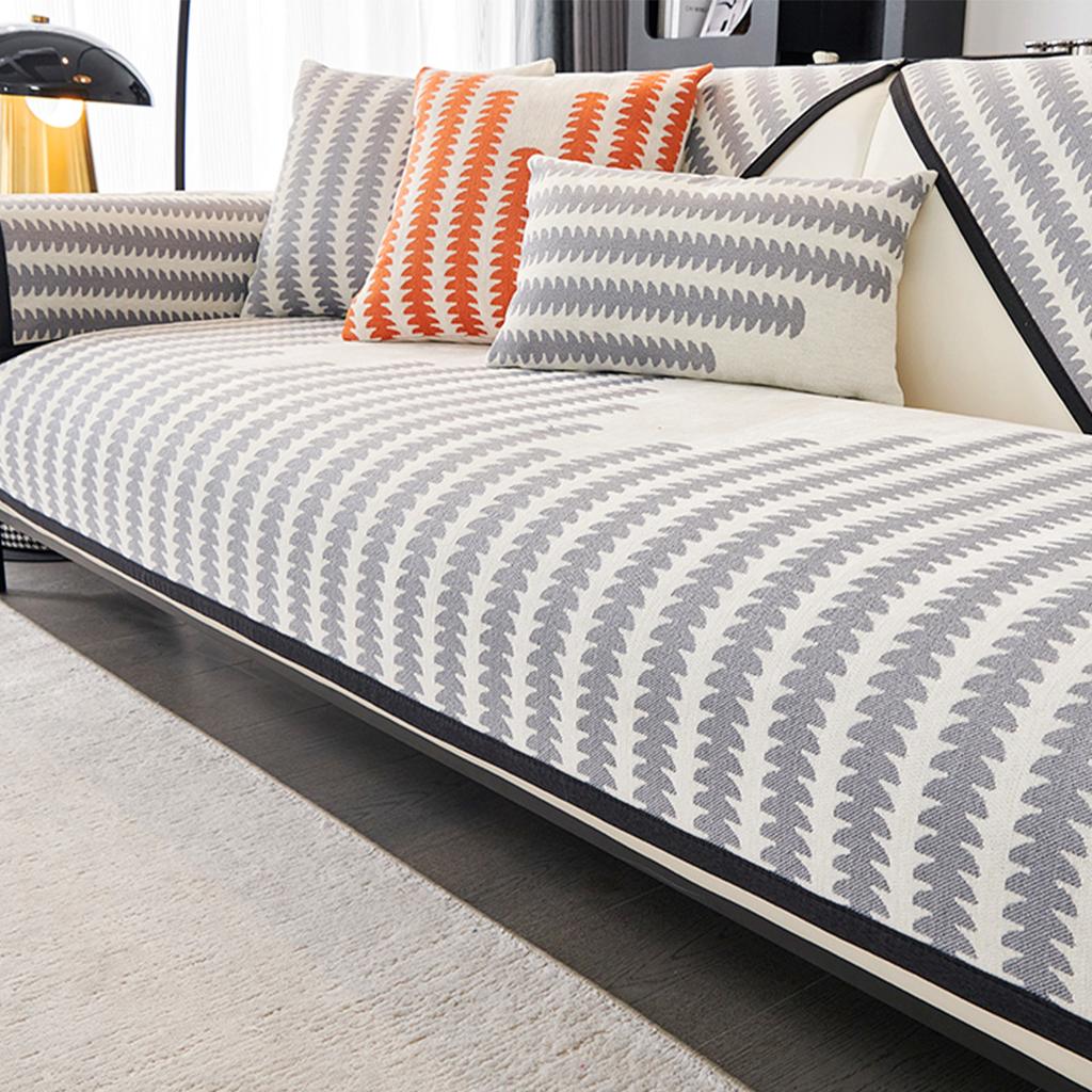 Подушка для дивана Four Seasons Universal Sofa Cover Fabric Высококачественный чехол для дивана из шенилла Нескользящая подушка для дивана с защитой от пятен