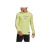 Adidas Side Effects Long Sleeve T-Shirt Men Tops Yellow GJ6470