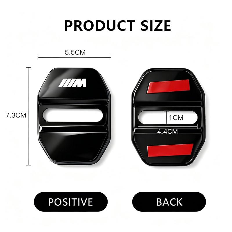 4Pcs Car Styling Car Door Lock Covers Protection Accessories Sticker For BMW G80 G06 G07 G42 G14 G15 G16 F82 M M2 M3 M4 M5 M6 wsgk87