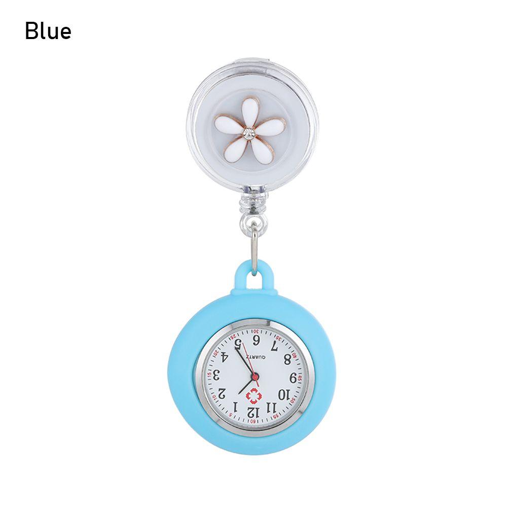 Мужской бейдж ID Больница Медицинский Стекло Доктор Карманные часы на клипсе Часы для медсестры Выдвижной