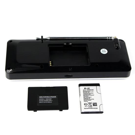 Цифровое радио Retekess TR602 Портативный светодиодный дисплей Стереодинамик громкой связи FM/AM Bluetooth-совместимое радио для пожилых людей