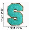 White Towel Embroidery English Letter Embroidery Cloth Sticker Bag Patch Sticker Clothes Chapter Boy Computer Embroidery Label Embroidery Sticker