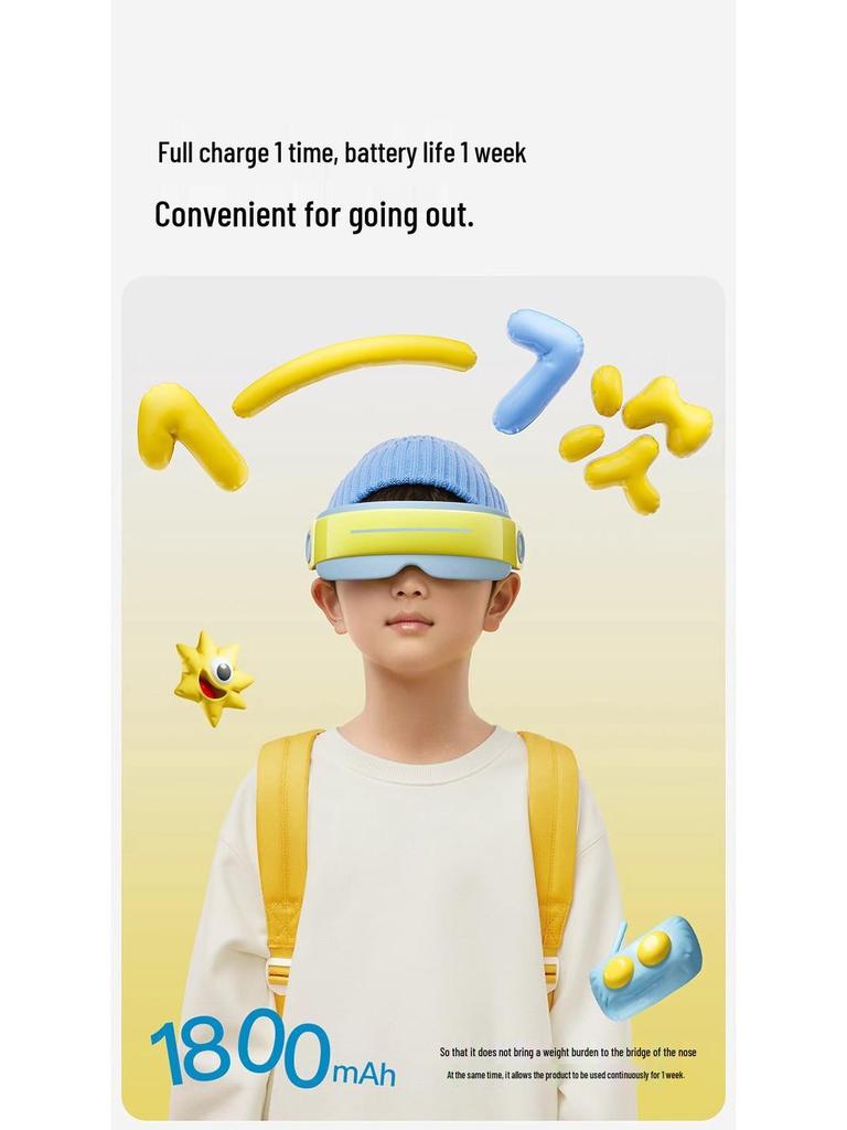 PGG Kids Eye Shield & Massager: Steam Eye Mask for Fatigue Relief