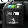For Peugeot Leather Car Styling Organizer Car Interior Storage Box Sticker Accessories For Peugeot 308 307 206 208 207 3008 508