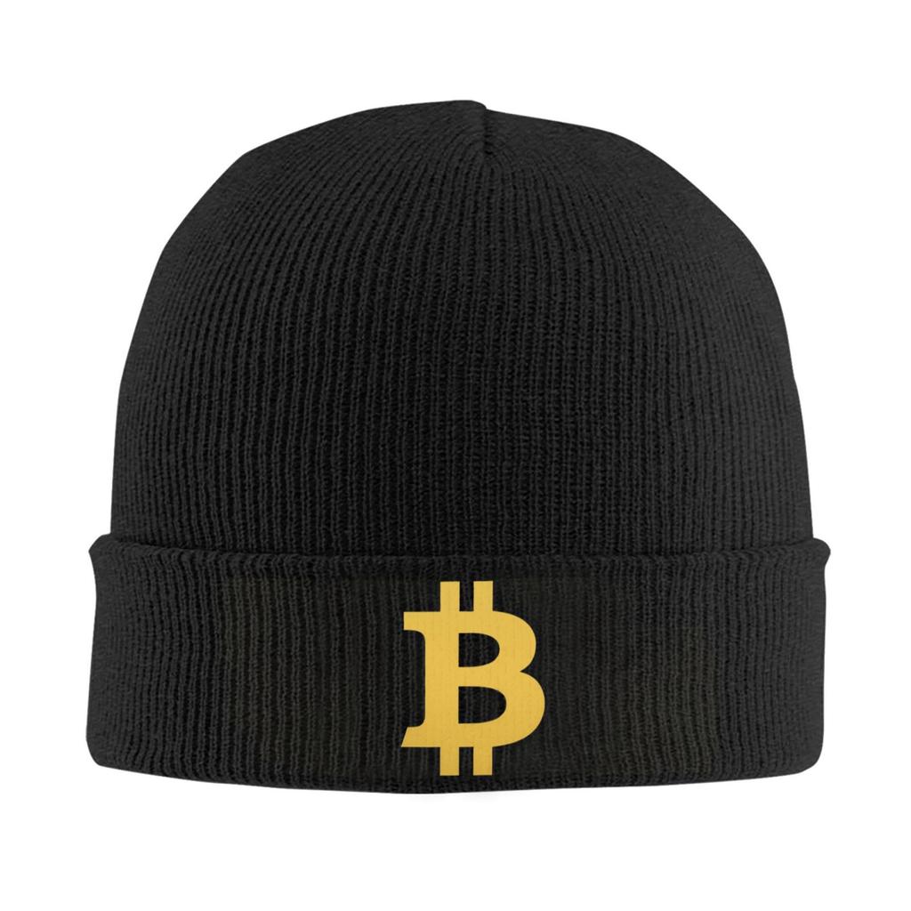 Шапки с принтом Bitcoin для водителей грузовиков, унисекс, эластичная вязаная шапка, зимние теплые шапки-бини, головные повязки, дорожная кепка, шапки-бини