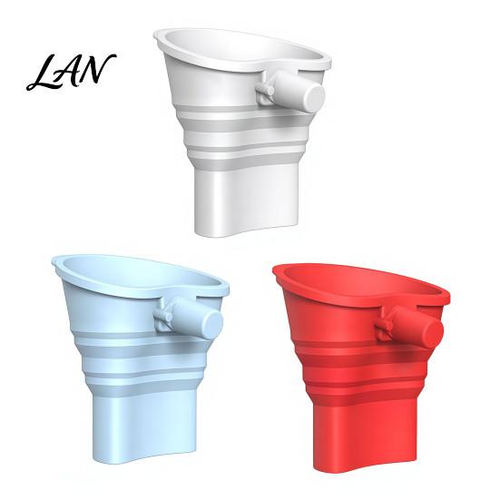 Professional Baking Accessories Flour Funnel And Bowl Cover for Kitchen Aid Mixer, Mess Free Silicone Collapsible Pouring Mixer Shield Attachment,