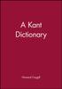 Книга A Kant Dictionary