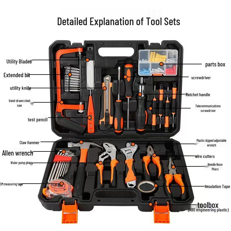 Бытовой набор мультиинструментов: Гаечный ключ, Отвёртка и Набор для ежедневного обслуживания