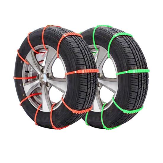 10 шт. многоразовые цепи для зимних шин, противоскользящие аварийные цепи для автомобиля и грузовика, универсальные регулируемые противоскользящие цепи для велосипеда