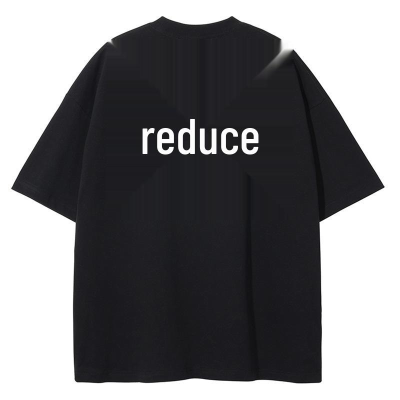 Харадзюку Винтажная Черная Футболка с Аниме Принтом Мужская Уличная Одежда