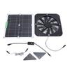 100W Solar Exhaust Fan 13.5inch Solar Ventilation Fan Solar Panel Powered Fan for Dog Chicken House