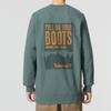 Timberland Af Boot Crew Neck Sweatshirt Solid Color Letter Print Sports Casual Round Neck Sweatshirt Men sweatshirt Green A699D-392