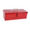 Auto Repair Tool Metal Carrying Case 38x16x13cm with Latch Storage Box for DIY Handyman Multipurpose