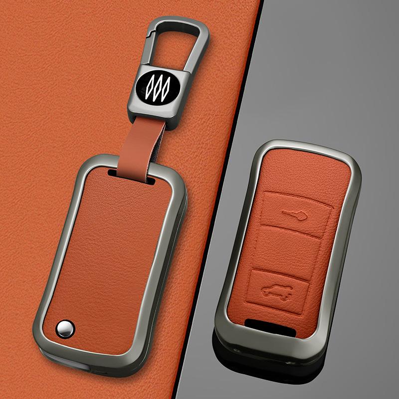 Совместимый комплект чехлов для ключей для складного пульта Porsche Cayenne 2006-2009 гг.
