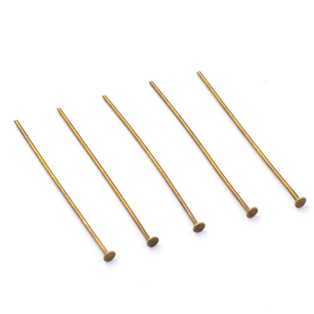 Flat Head Eye Pin Needles Beads Supplies for Jewelry Making Bracelet Accessories Earring Diy