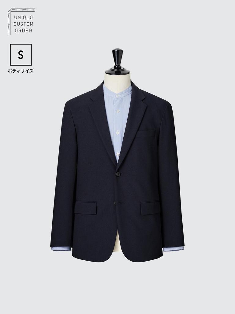 Uniqlo Japan ImpreSSive Jacket 2way Stretch Wool Like S Size Length 66 70cm Sleeve Length 54 60cm Can Be Set Up