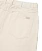 FALLETT Curved Line Straight Pants Ivory