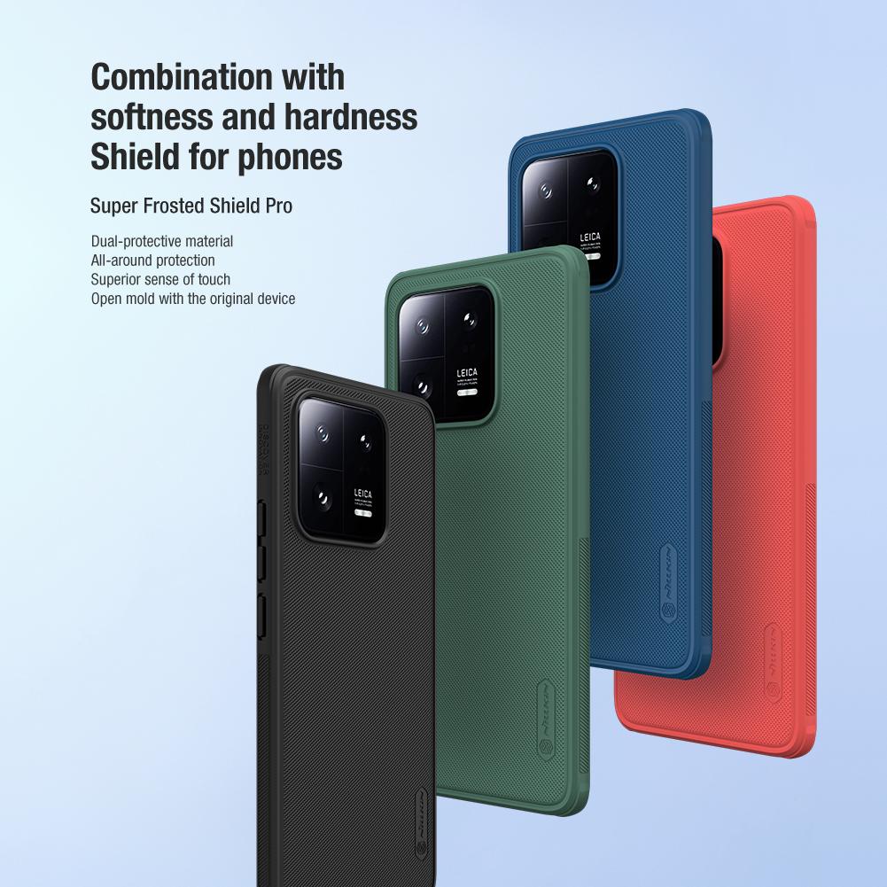 Nillkin Для Xiaomi 14 Pro / 13 5G Чехол Super Frosted Shield Ультратонкий Жесткий Матовый PC Чехол Защитная Задняя Крышка Для Xiaomi 13 5G