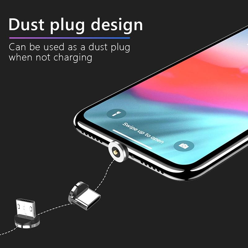 Magnetic Charge 3 Base In 1 Typec Micro Usb For Iphone Lighting Charging Universal Phone Bracket