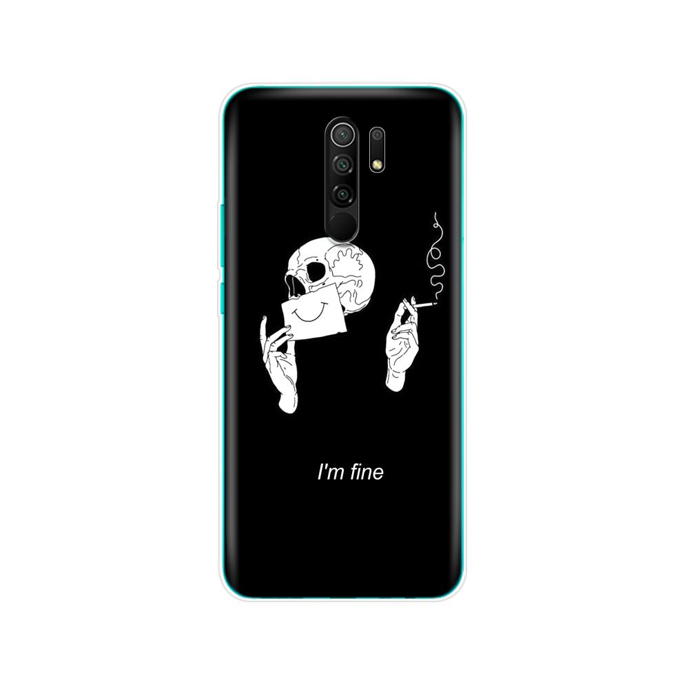 For Xiaomi Redmi 9 Case Silicon Back Cover Phone Case For Redmi 9 Soft Case 6.53 Inch Etui Coque Bumper Shockproof Protective