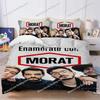 Музыкальная группа M-Morat Комплект пододеяльника Домашний стиль Постельное белье Мягкий Хлопок для стирки Кровать Четыре сезона Студенческое общежитие Домашний текстиль