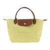Le Pliage Original Сумка-тоут из нейлона с тисненым логотипом-пельмешкой Маленькая женская сумка-тоут Фисташковый 1621089244