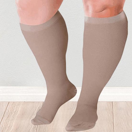 Vein Compression Socks Professional Promote Blood-circulating Breathable Compression Mid Tube Socks Elderly People Compression Socks