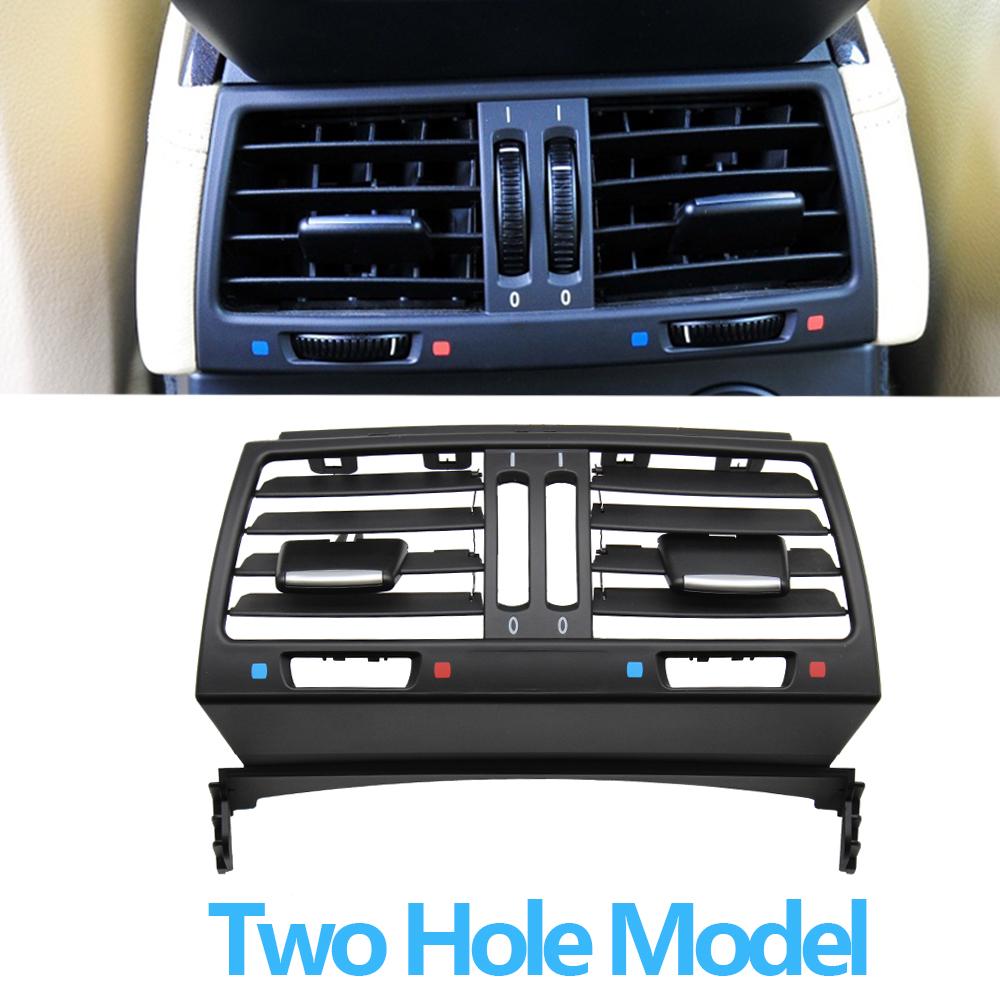 LHD RHD Car Rear Fresh Air Conditioning AC Vent Grille Outlet Cover ForBMW X5 X6 E70 E71 E72