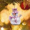 8cm Pink Snowman Hanging Pendants Christmas Decorations Xmas Tree Pink 2D Acrylic Ornaments Home Holiday Decoracion 2025 Navidad