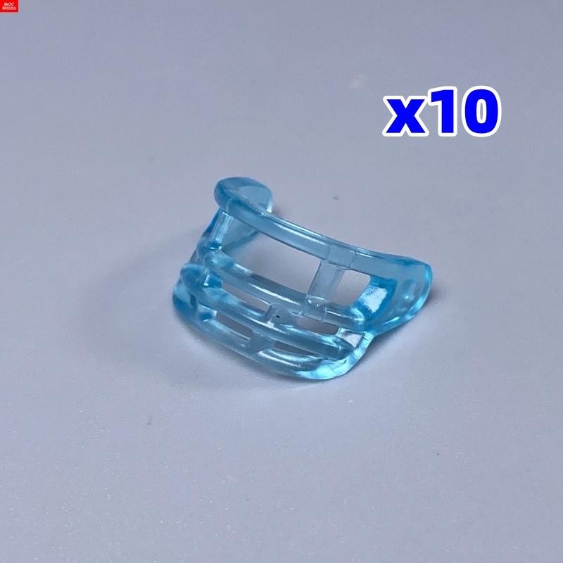 MOC Bricks 30170 30171 Pilot helmet Headgear Visor goggles 4cm Figure Wear DIY Building Blocks Toys Birthday Gifts