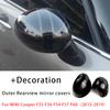 Для Mini Cooper One S JCW F54 F55 F56 F57 F60 до июля черный флаг автомобиля снаружи зеркало заднего вида Чехлы наклейки