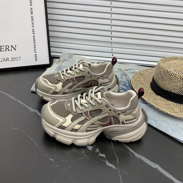 Деконструкция~ Толстоподошвенные увеличивающие рост повседневные кроссовки для папы 2025 новые универсальные кроссовки кроссовки для папы женская повседневная обувь