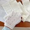 Summer Mesh Socks White Mid-Leg Socks Small Flower Polka Dot Hollow Pile Socks Breathable Stockings Wind Socks