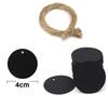 100Pcs Gift Tag with 20m Jute Twine Round/Heart/Rectangle Shaped Blank Design DIY Thick Wedding Thanksgiving Christmas Craft Tag Party Favors
