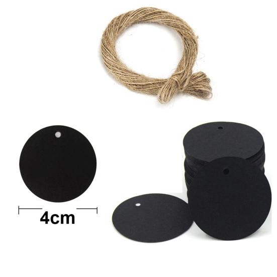 100Pcs Gift Tag with 20m Jute Twine Round/Heart/Rectangle Shaped Blank Design DIY Thick Wedding Thanksgiving Christmas Craft Tag Party Favors