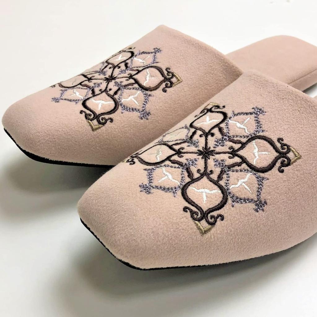 Тапочки Senko Mina Beige 26 см M+home, Прибл.