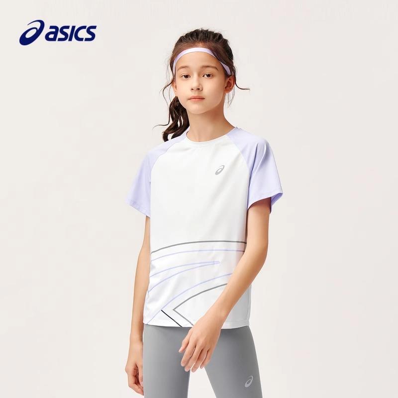 Asics Футболки для начальной школы с круглым вырезом, тонкие, 333241173002-508