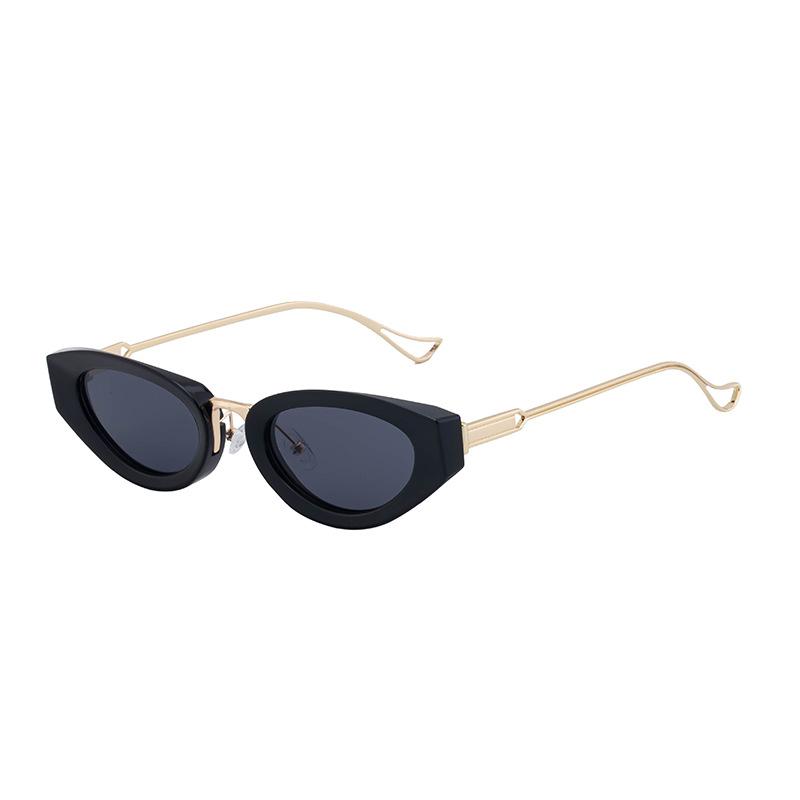 Vintage  Cat Eye Sunglasses Women For Men Luxury Brand Designer Sun Glasses Metal Punk Popular Outdoor Driving Shades Uv400