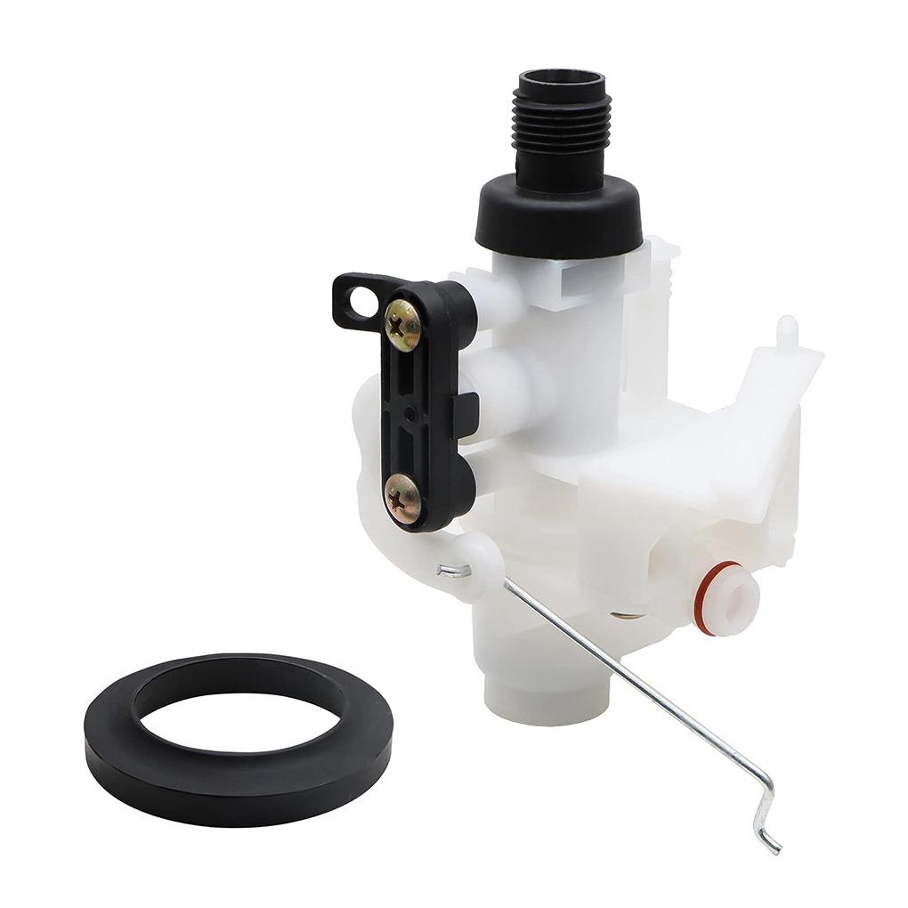 Прочный клапан для туалета автофургона из АБС-пластика - долговечный и надежный, устойчивый к утечкам, простой в установке, белый