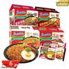 Indomie 5 упаковок: Оригинальная и Острая Жареная Лапша с Курицей