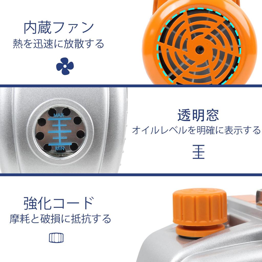 BACOENG 3 CFM Вакуумный насос 100В HVAC Вакуумный дегазационный насос Корпус Одноступенчатый 50/60 Гц