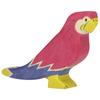Figurine En Bois HOLZTIGER Perroquet - Pour Enfant À Partir De 3 Ans