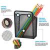 Mesh Magnetic Pencil Holder Metal Stationary Organizer Desktop Stationery Storage Mesh Basket for Refrigerator Locker Office
