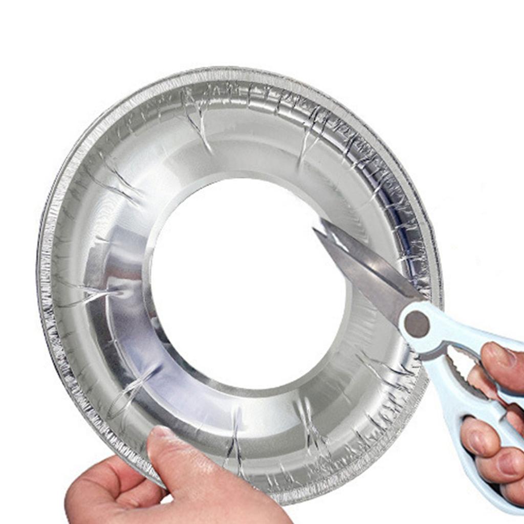 Stove Top Covers Aluminum Foil Liners Square/Round Stove Burner Covers Range Protectors for Kitchen Gas Range Top