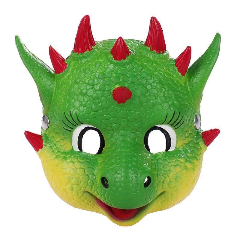 Halloween New Children'S Dinosaur Wing Cosplay Outfit Party Cool Dinosaur Mask Wing Two-Piece Set