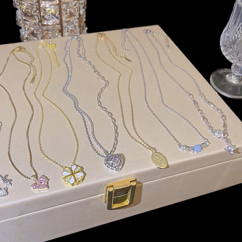 2024 Trending Pearl Necklace for Women - Elegant Butterfly Clavicle Chain In Titanium Steel, As Seen On Influencers