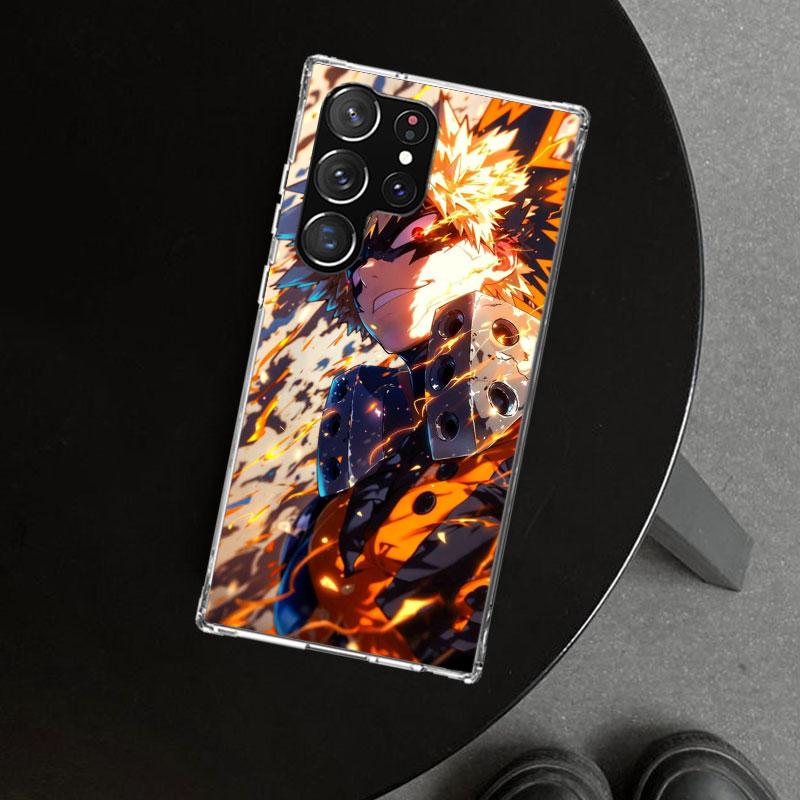 Чехол для телефона Katsuki Bakugo MHA My Hero для Samsung Galaxy S26 S25 Edge S24 S23 Ultra S22 Plus S21 FE S20 + Арт Индивидуальный