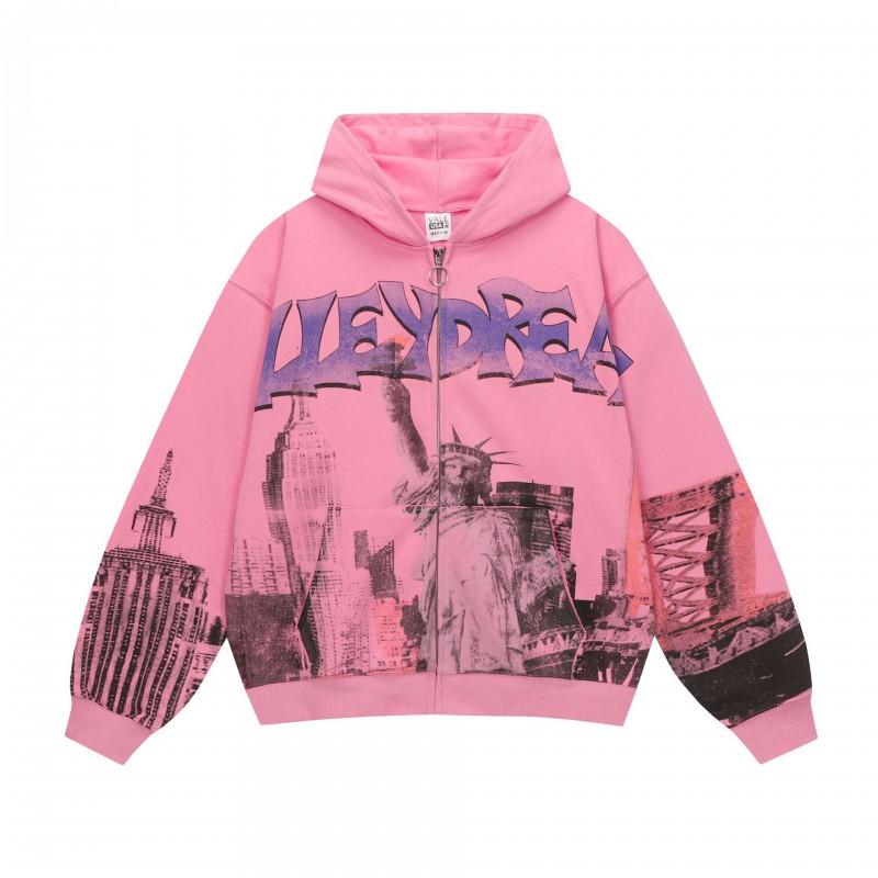 Мужская винтажная хлопковая толстовка с капюшоном Streetwear с графическим принтом Пуловер Свитшот Осень 2025