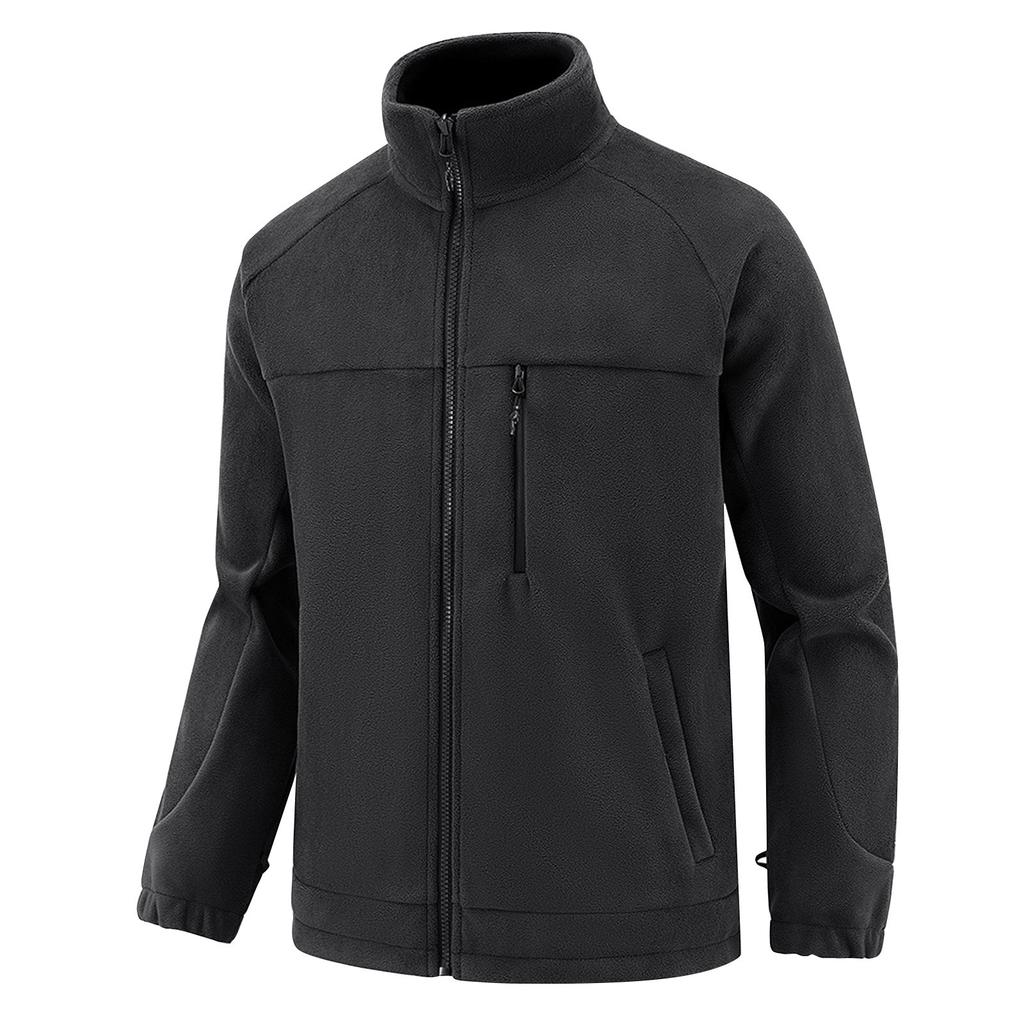 Мужской зимний спортивный кардиган свитер флисовая теплая куртка